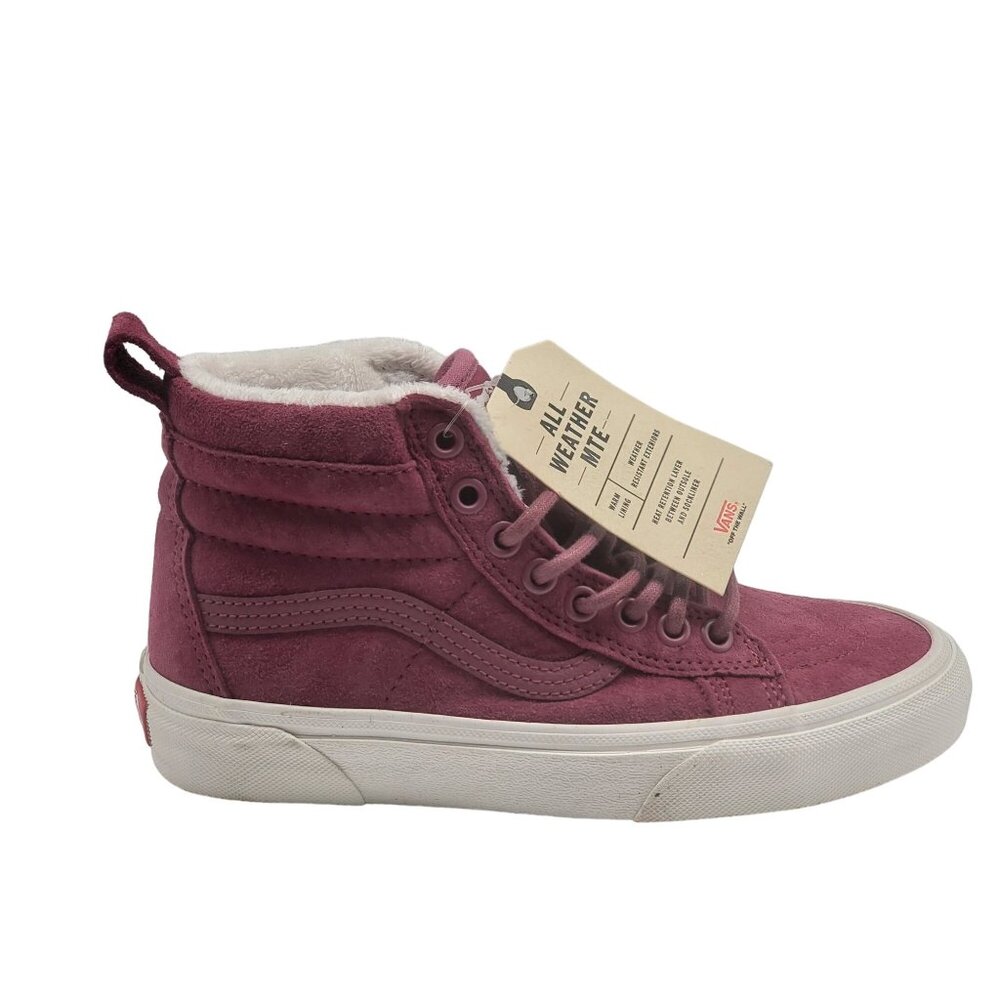 Vans Sk8-Hi Mte Suede Sneaker Shoes In Dry Rose Womens‎ Size 5